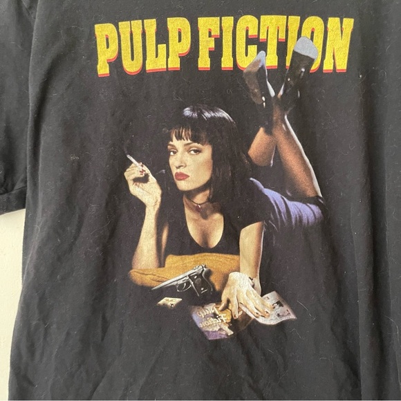 PULP FICTION Mia Wallace Tshirt Graphic size larger - Picture 3 of 6